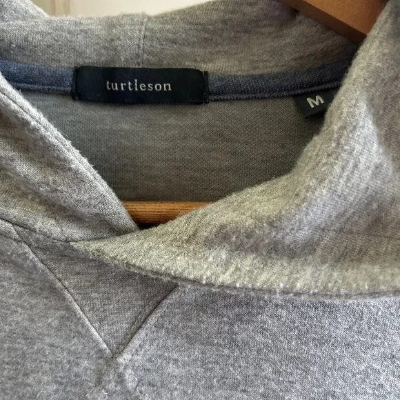 EUC Turtleson grey super soft hoodie. Size M. Perfect for layering. - Picture 2 of 13